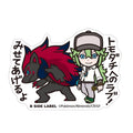 B-SIDE LABEL Pokemon Sticker BIG N & Zoroark from Japan, featuring Dark-type Zoroark