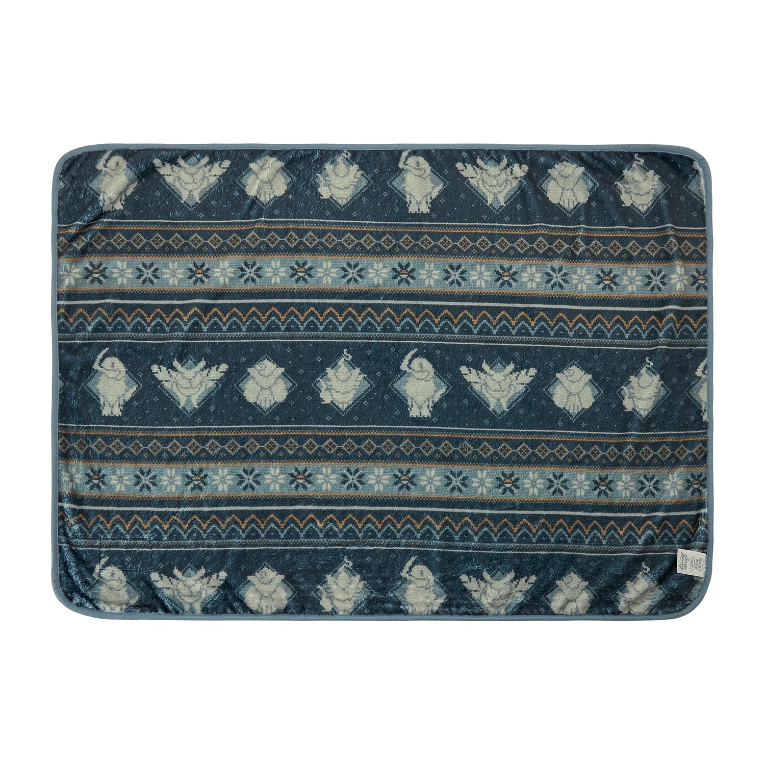 Reversible blanket Snowy Gathering