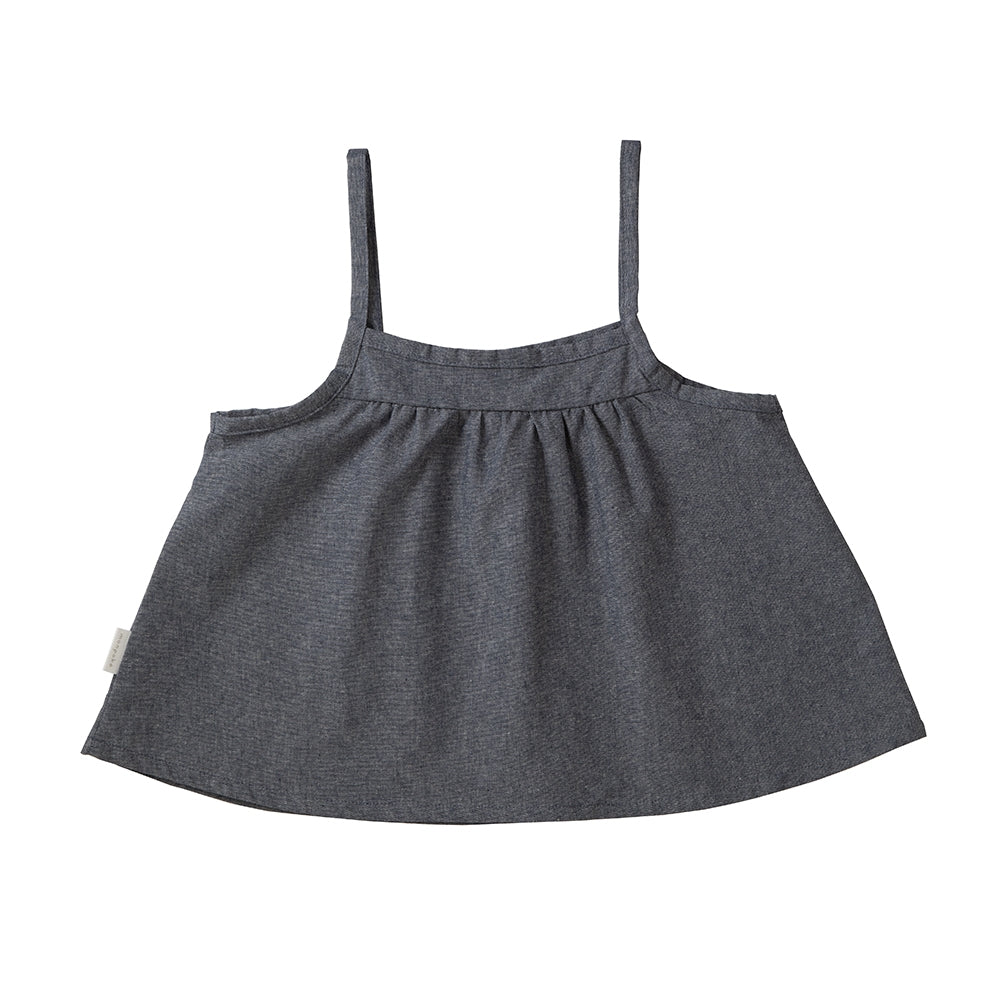 Monpoke Short Sleeve Romper with Cami Dress Navy
