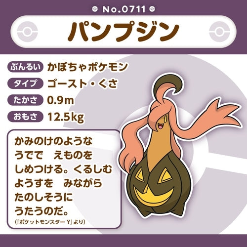 Pokémon Fit Gourgeist (#711) Plush – Official Ghost/Grass Type