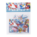 Pokemon Center Fukuoka R Sticker Set with colorful characters from Japan