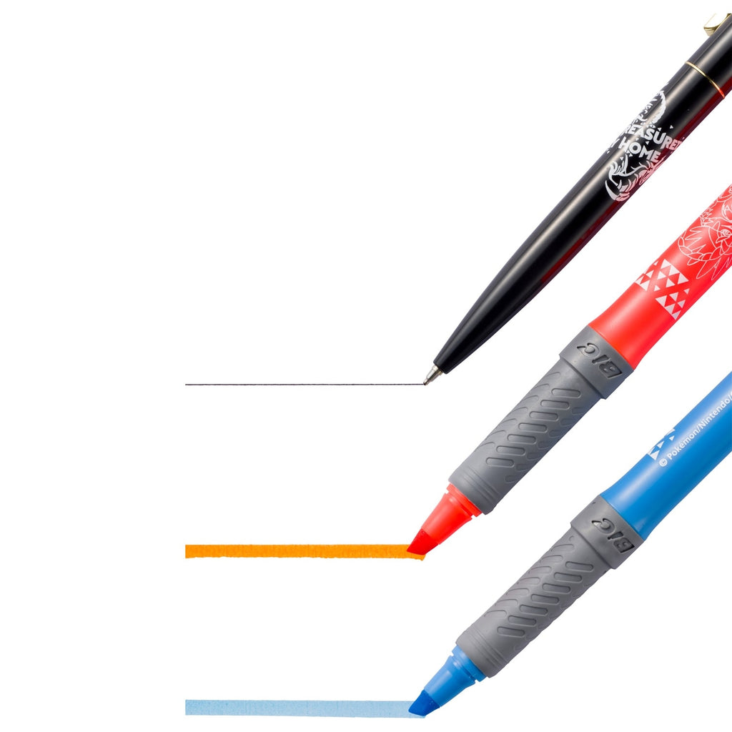 Authentic Japanese Pokemon Pen Set with Slider Case, detailed design and packaging from Japan