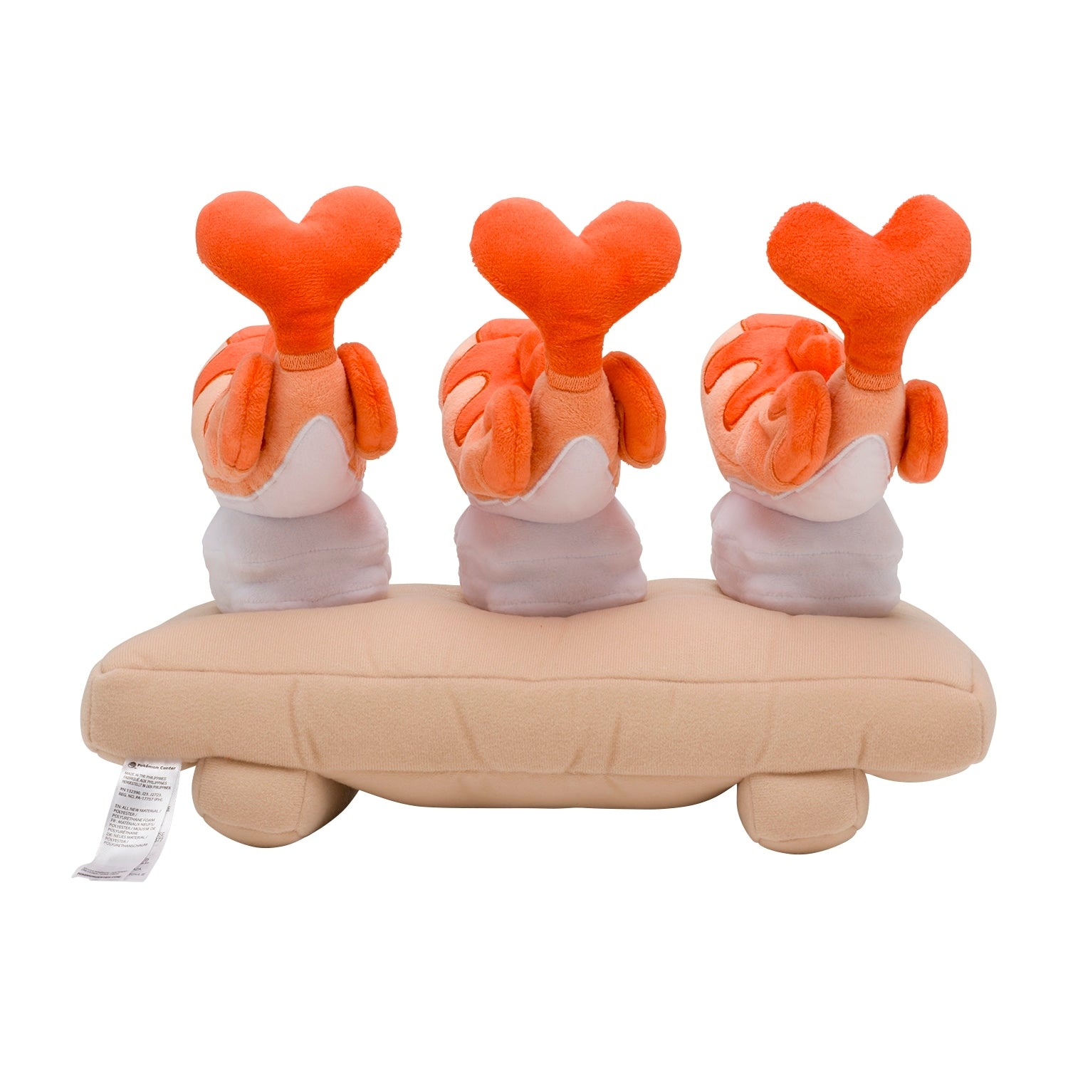 Japanese anime collectible Daisushi Sharitatsu Icchoagari plush toy, official Pokemon product