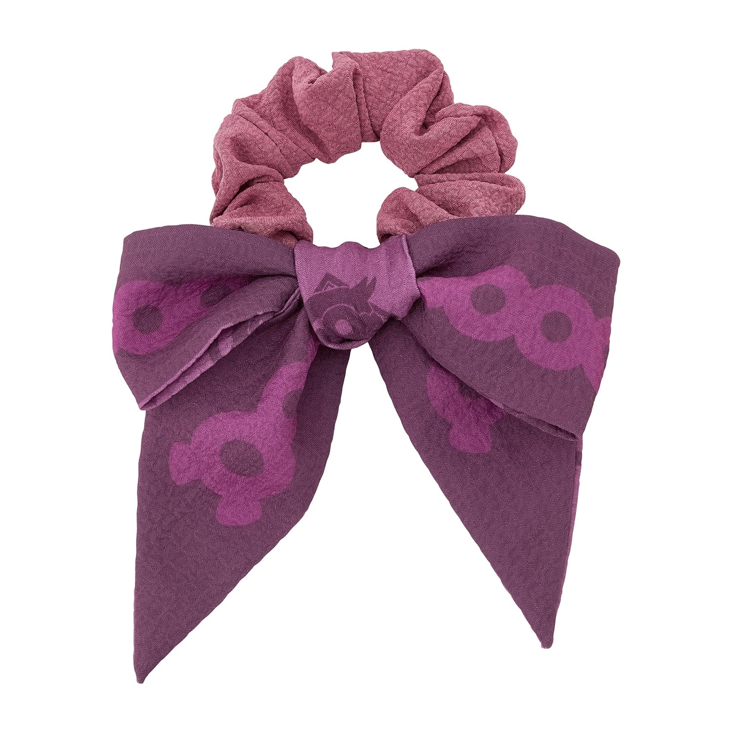 Ribbon Scrunchie Poke Crest Kitakami no Sato from Japan, featuring colorful anime design