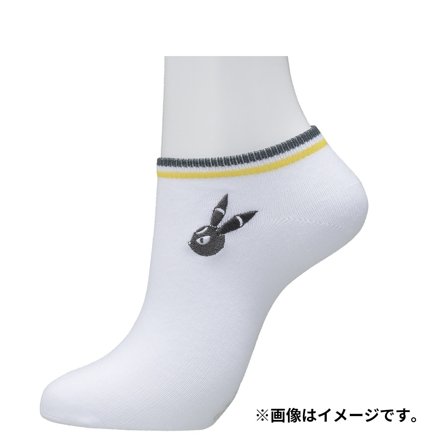[Choice] Short socks with line BK (23-25cm) / (25-27cm)