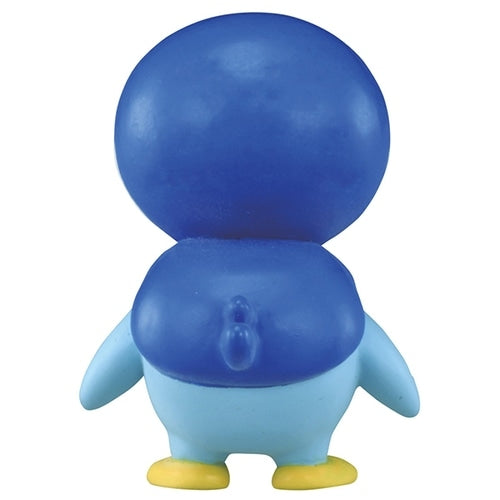 Authentic Moncolle MS-53 Piplup figure from Japan, back view