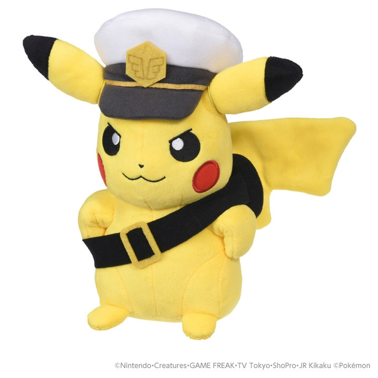 Pokémon Center Japan Captain Pikachu Plush – Goggles Ver. (#25)