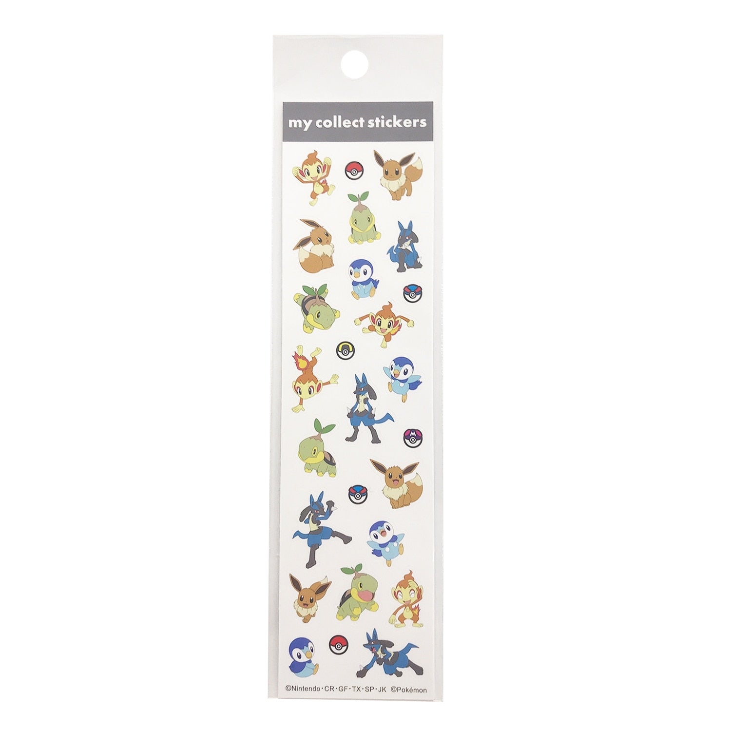 My Collect Stickers MIX2 from Japan, featuring colorful Pokemon characters on collectible stickers