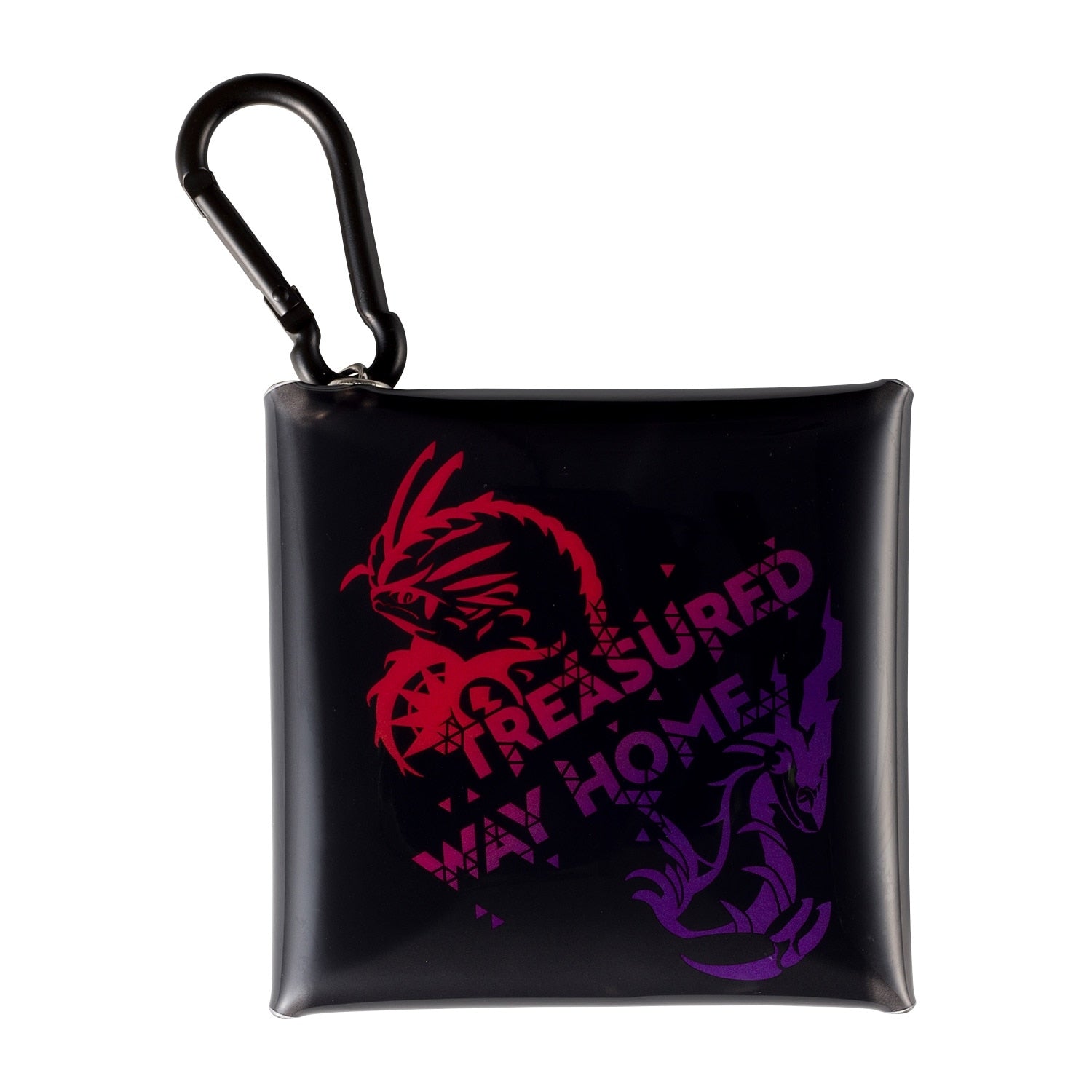 Clear case with carabiner TREASURED WAY HOME