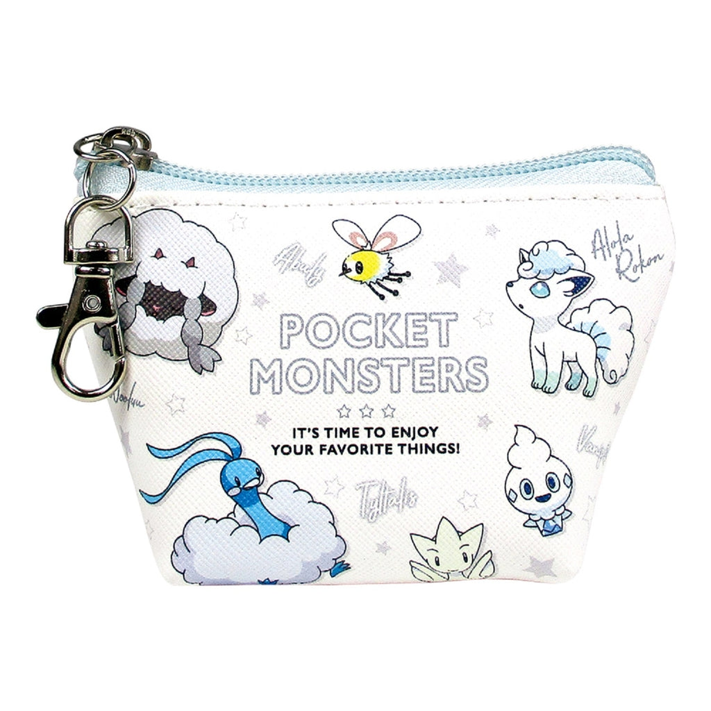Triangular mini pouch colors/white