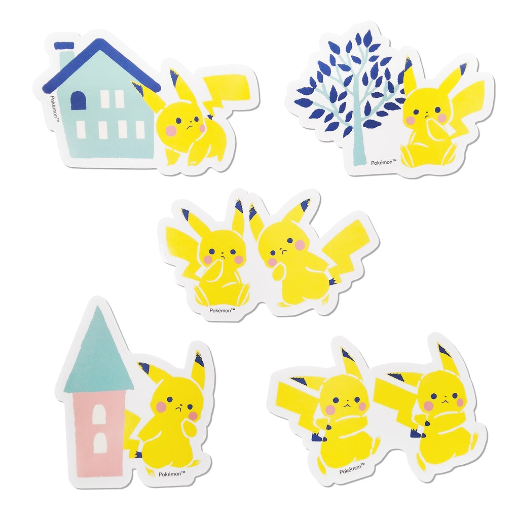 Rare Japanese Pikachu sticker with collectible packaging from Japan
