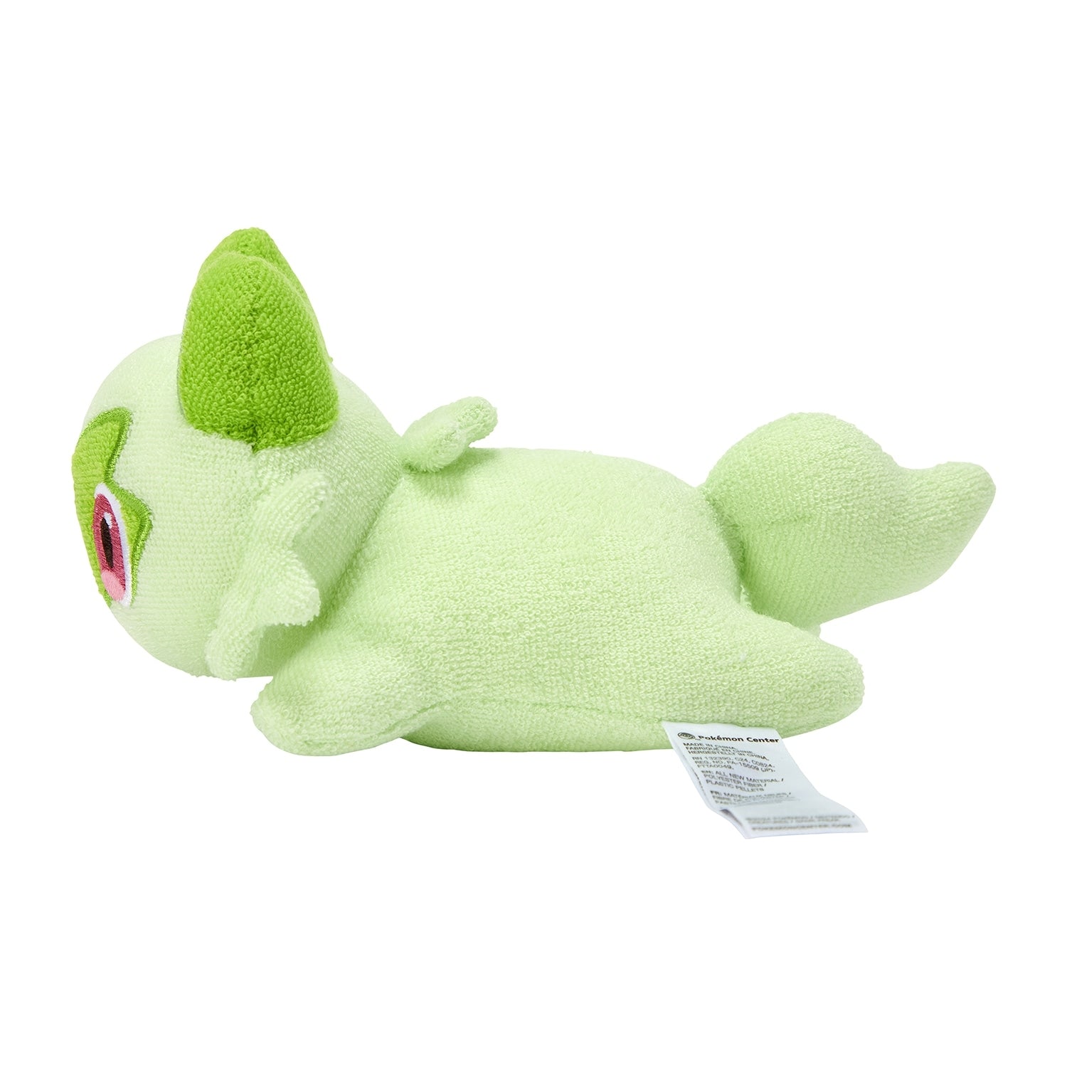 Nyaoha Pokemon plushie sitting pose with vibrant colors from Japan