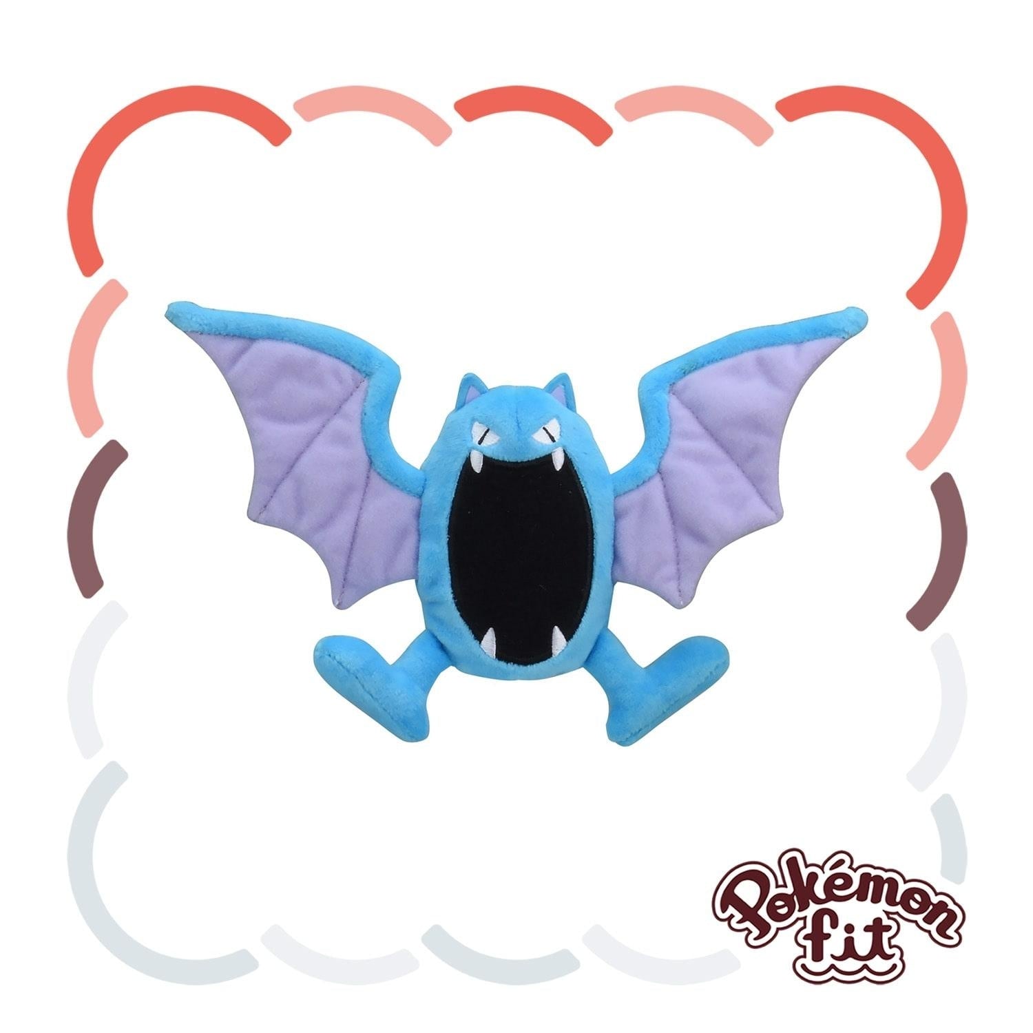 42 Plush Pokémon fit Golbat from Japan, cute Golbat plushie with wings