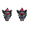 Pokémon Zorua earrings with detailed anime character design from Japan