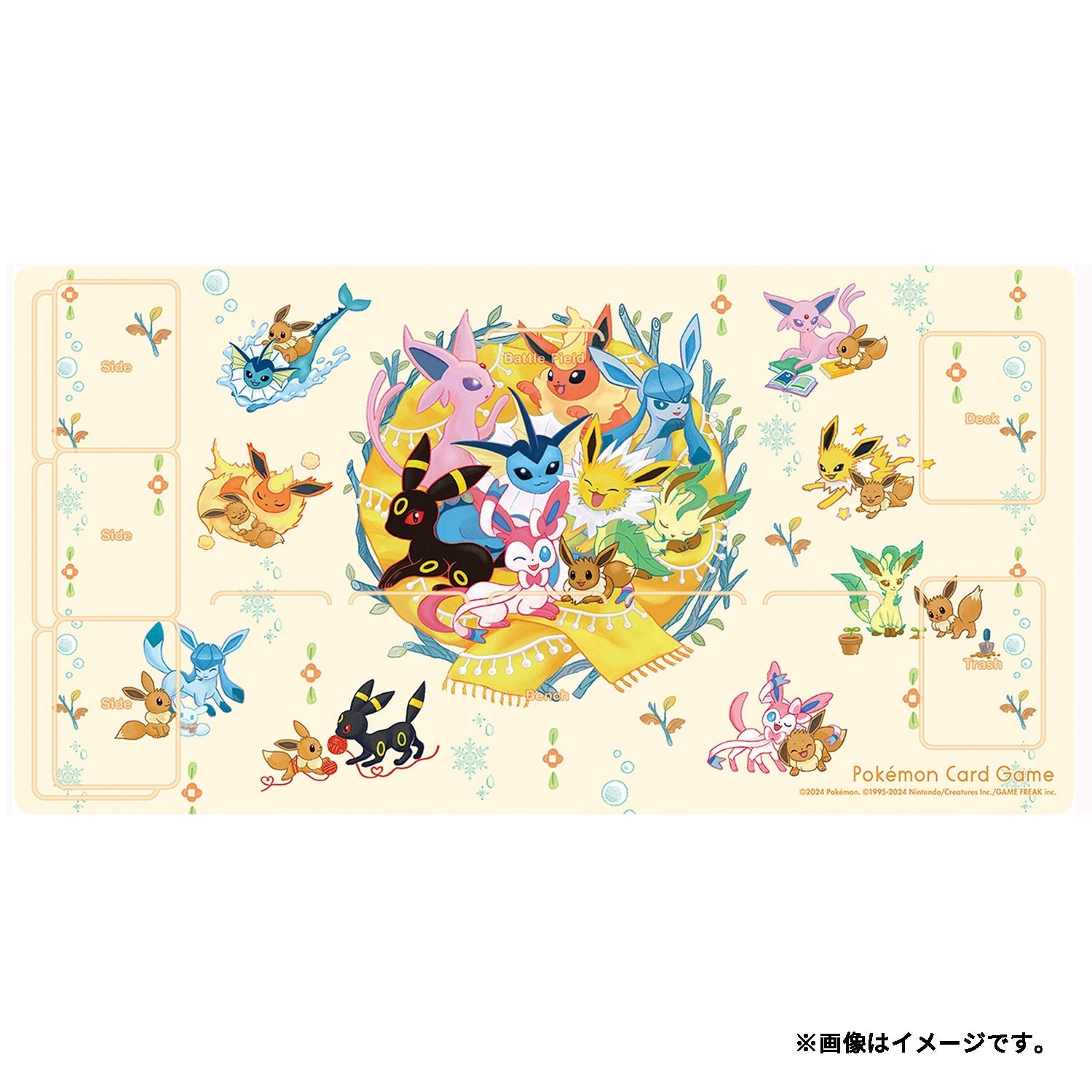 Pokemon Card Game Rubber Playmat Eeves