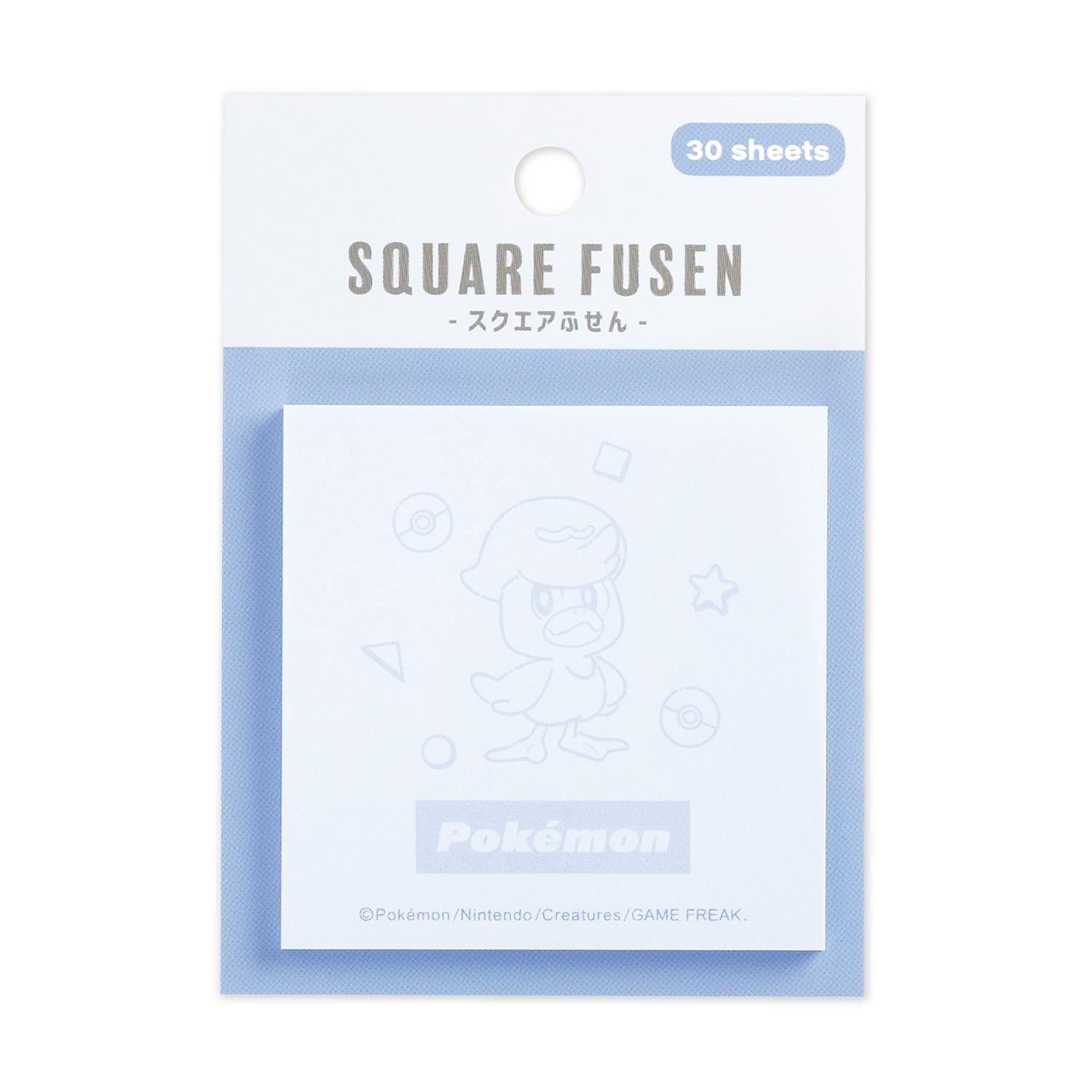 Quaxly collectible from Japan, square sticky note with detailed anime character design