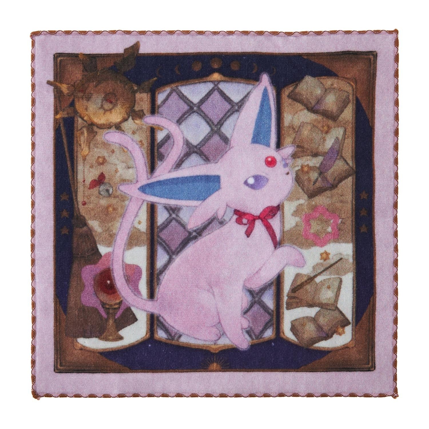 Eevee hand towel with cute Eevee face design from Japan