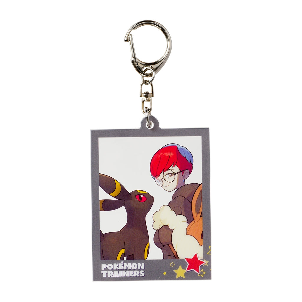 Umbreon Pokémon keychain with acrylic frame from Japan