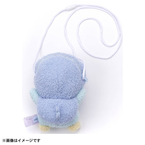 Adorable Pochama stuffed toy pochette with vibrant colors, made in Japan