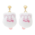 Pokémon Earrings Peroppuff character from Japan, detailed anime design