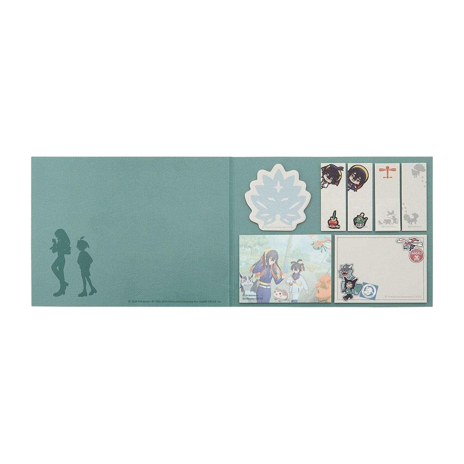 Collectible Sticky set POKÉMON TRAINERS - Kitakami no Sato stationery from Japan