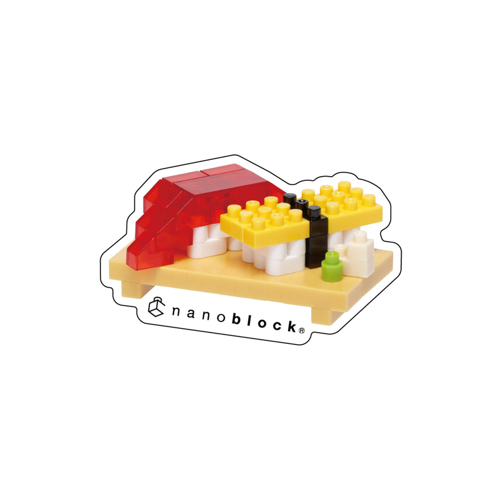 Nanoblock sticker set of 5 food