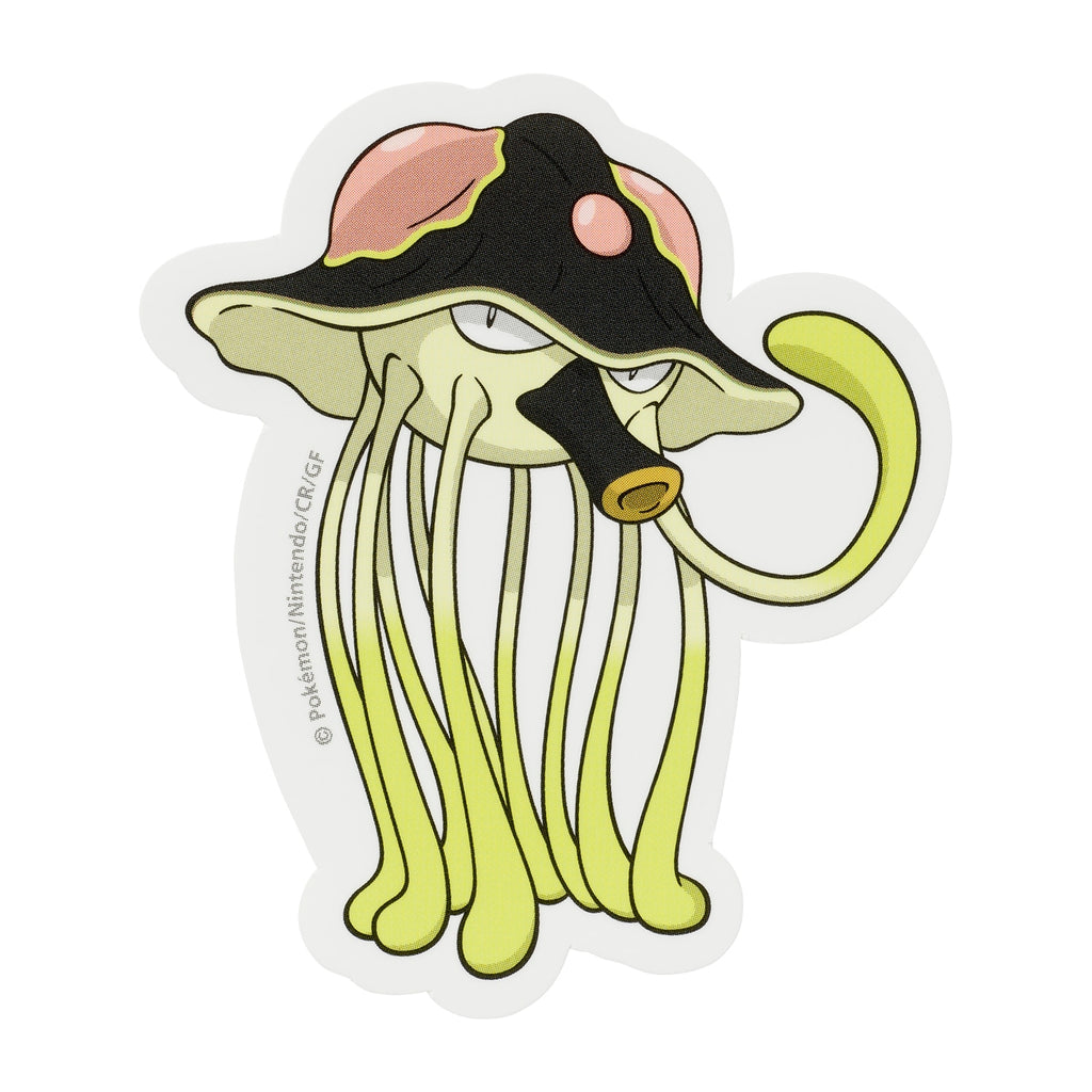 Pokemon Sticker Toedscruel with jellyfish design from Japan