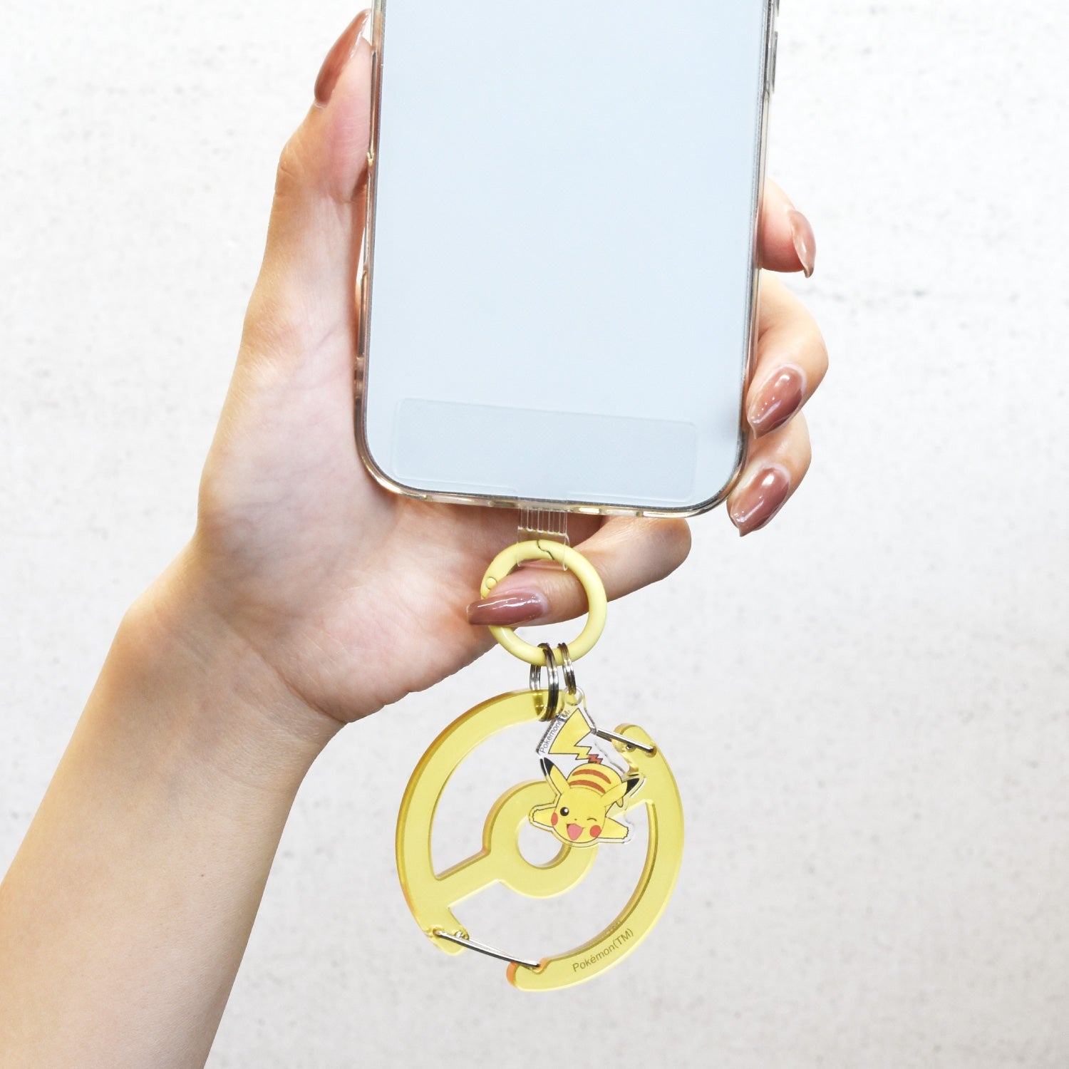 Multi Ring Plus with clear carabiner Pikachu