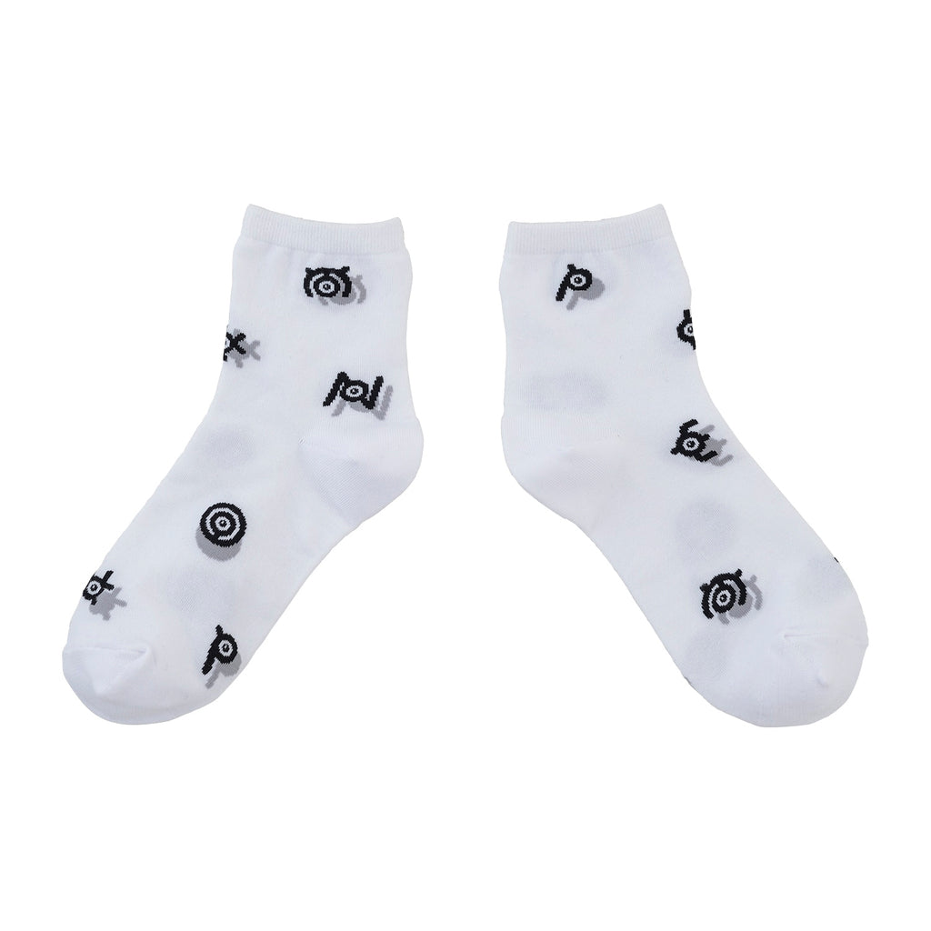 [Choice] Middle socks Pokémon Shirts Unown (23-25cm)