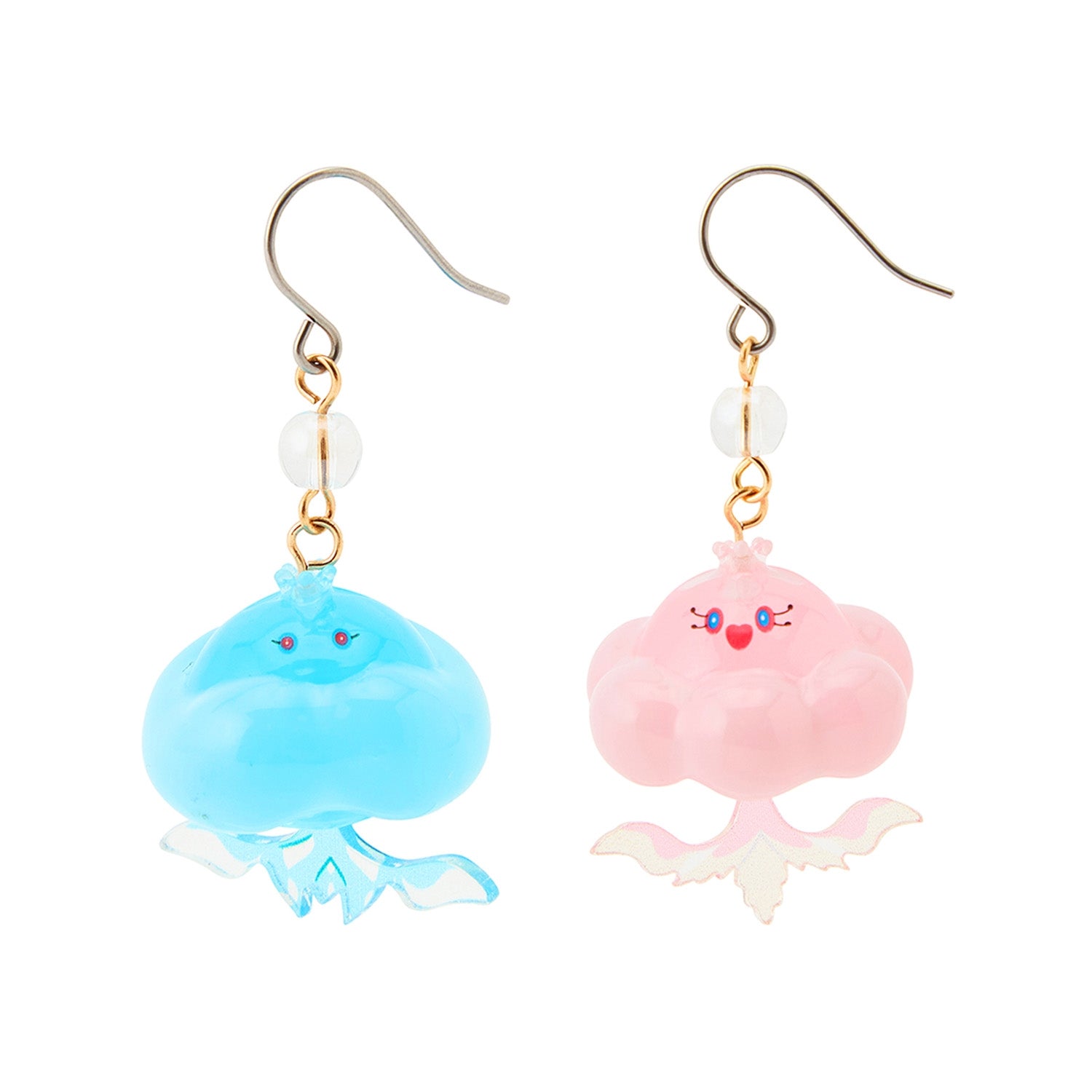 Pokémon Accessory Earrings 107 Brungel with red details from Japan