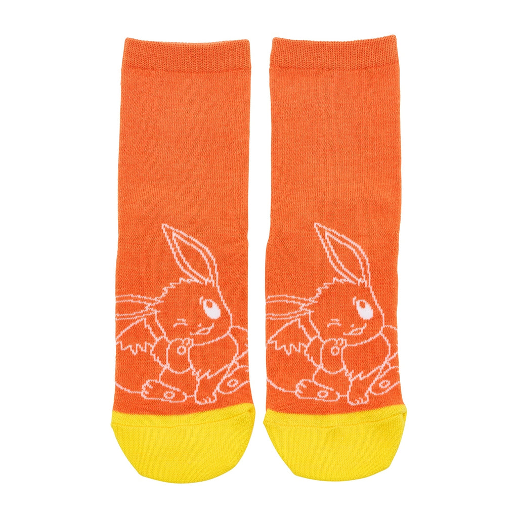 [Choose] Crew socks NeonColor Eevee 19-21