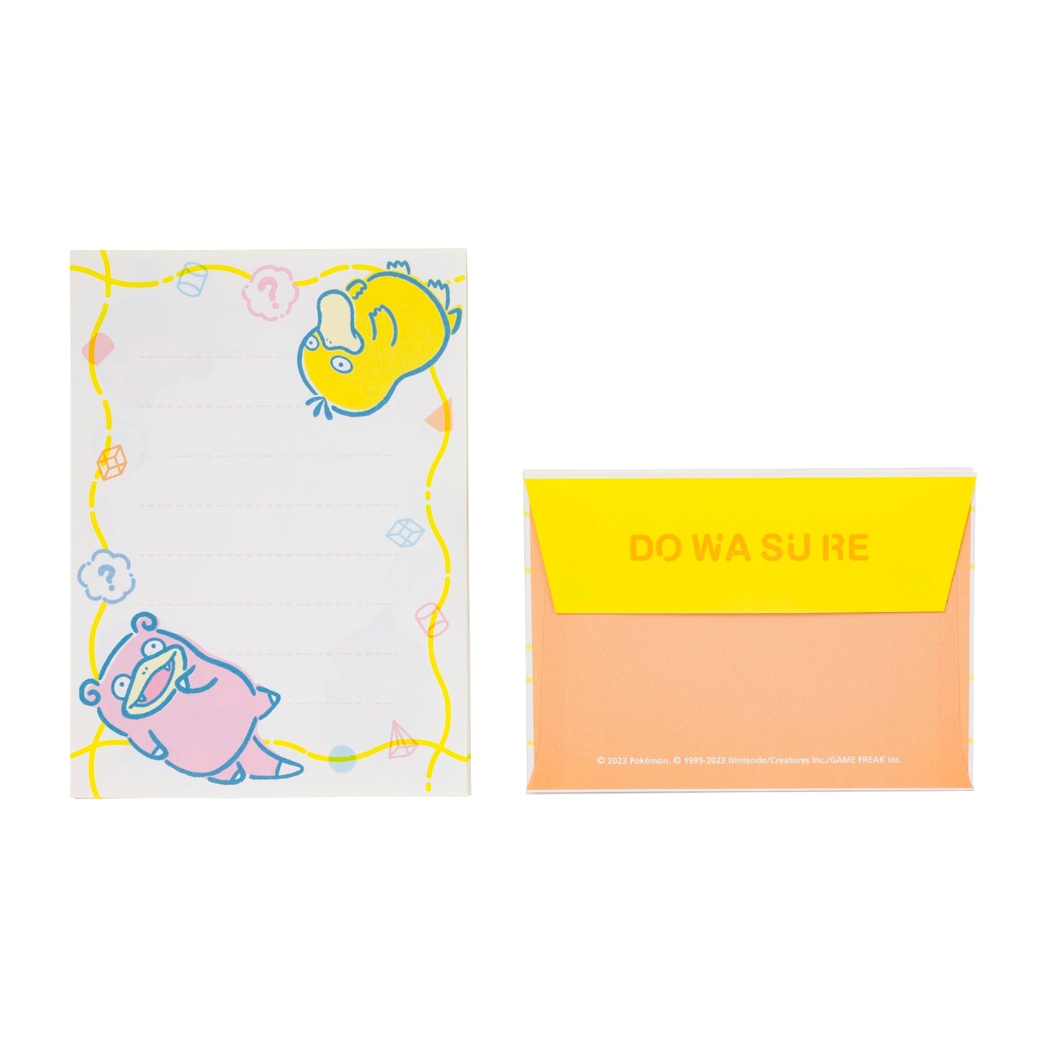 Mini letter set DOWASURE yellow