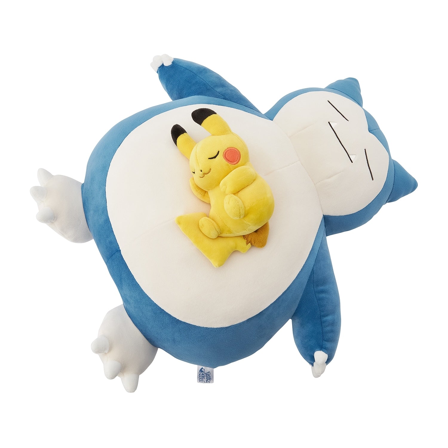 Chewy stuffed Pokémon Sleep Goodnight Snorlax & Pikachu