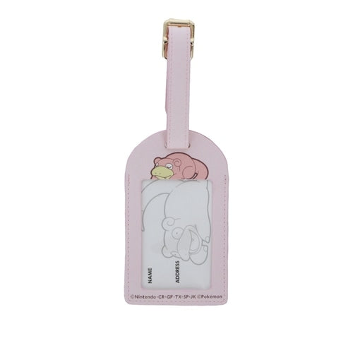 Official Pokemon Center Japan Slowpoke luggage tag with water psychic type details