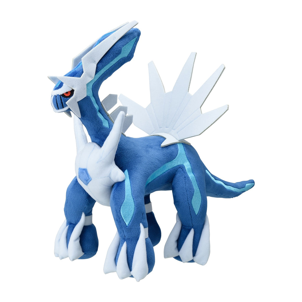 Dialga plushie from Japan with vibrant blue details