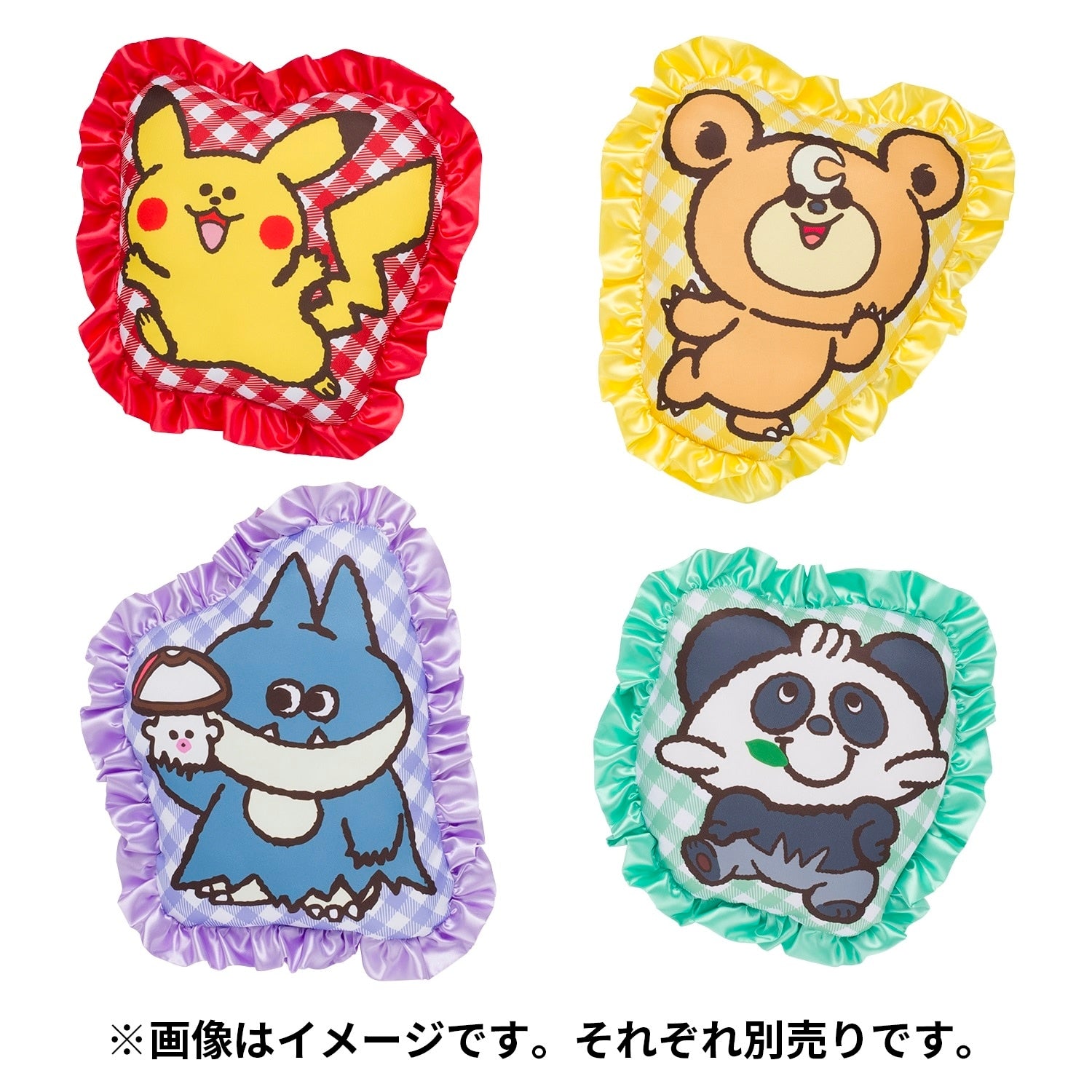 SWIMMER Cushion Henteko Cute Pikachu