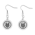 Pokemon Earrings Kitakami no Sato Momowaro with crest design from Japan