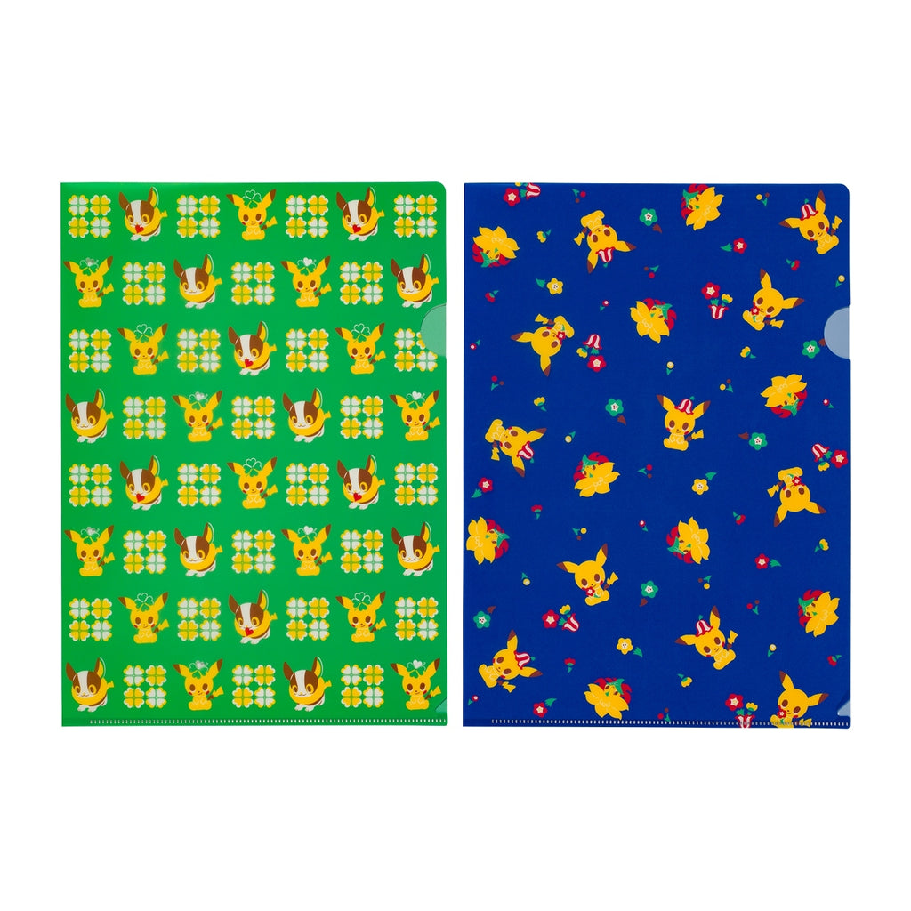 A4 clear file set of 2 pokémon time