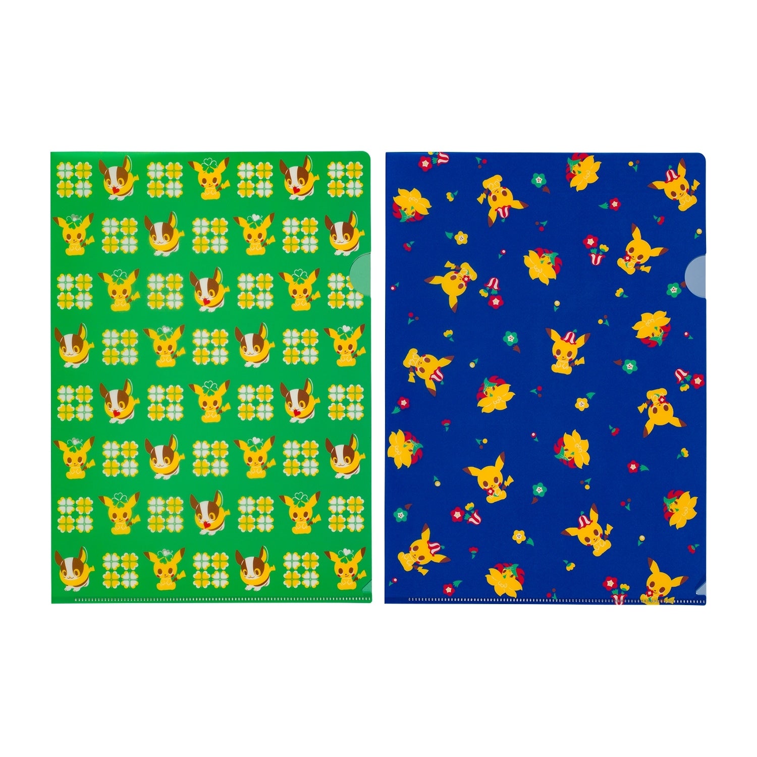 A4 clear file set of 2 pokémon time