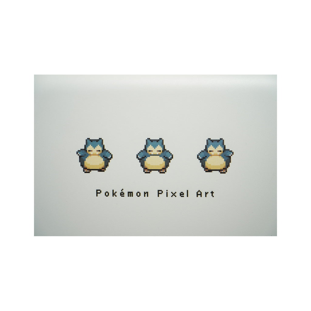 Snorlax Suitcase 37L, authentic Japanese collectible with pixel art design