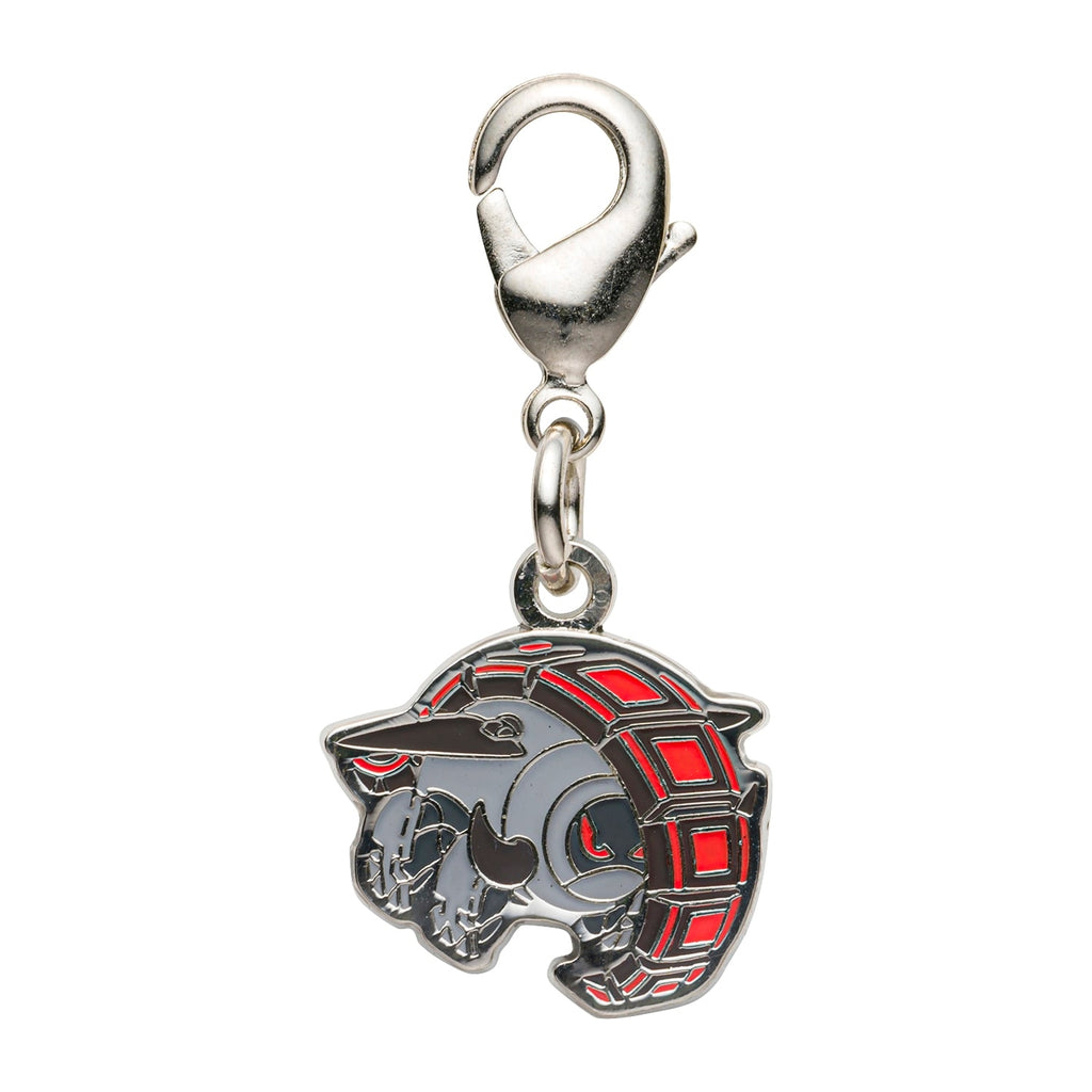National Encyclopedia Metal Charm 990 from Japan, featuring a detailed metal charm