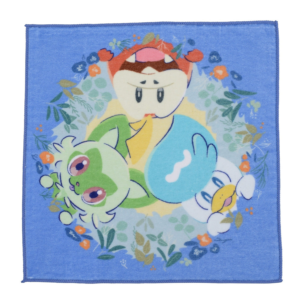 Pokemon Hand Towel Nyaoha & Hogeta & Kwass with colorful characters from Japan