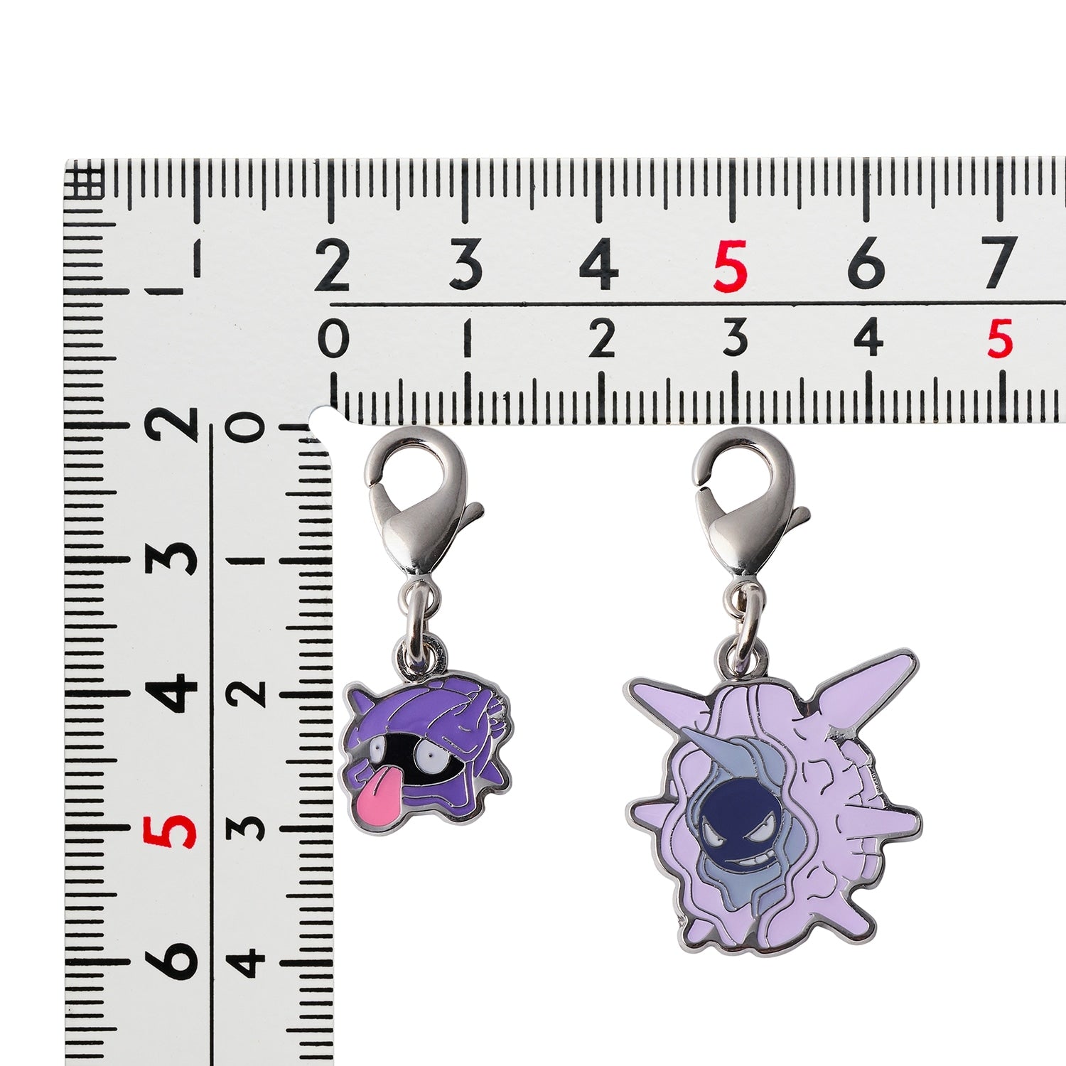 Authentic Pokemon Metal Charm National Encyclopedia 090/091 from Japan, collectible item