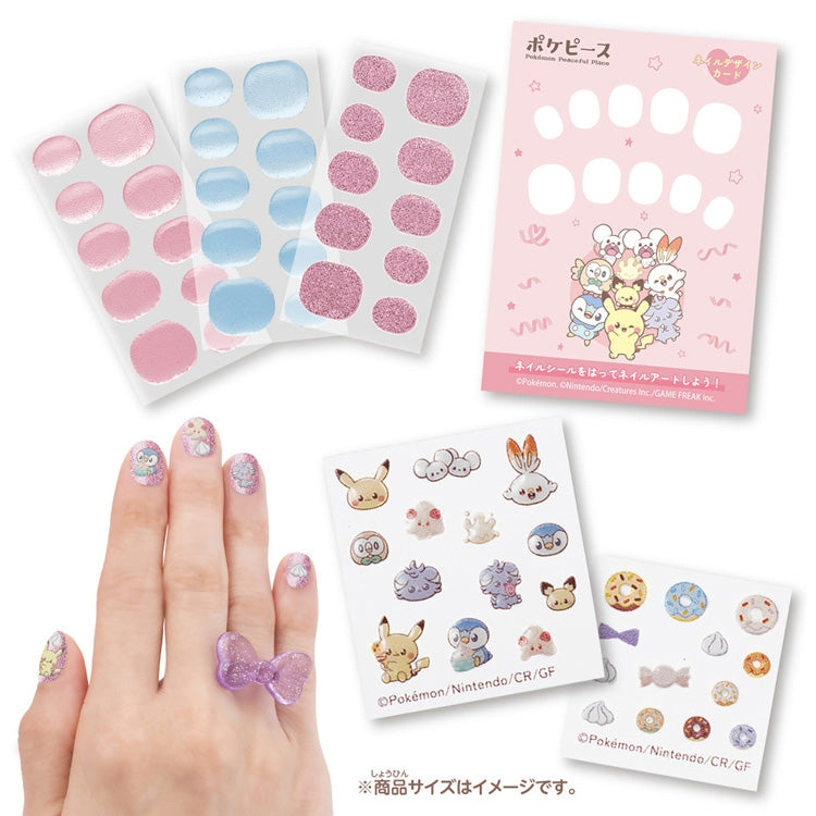 Poke Piece Clear Nail Set Sweets Shop