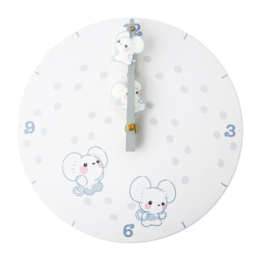 Wall clock Narwhal Mouse (4 Hikikazoku)