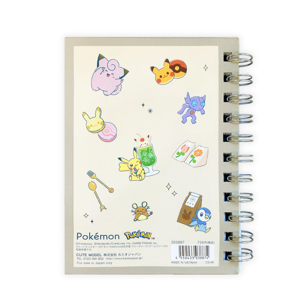 A6W ring notebook featuring Pokemon characters, official Japan release