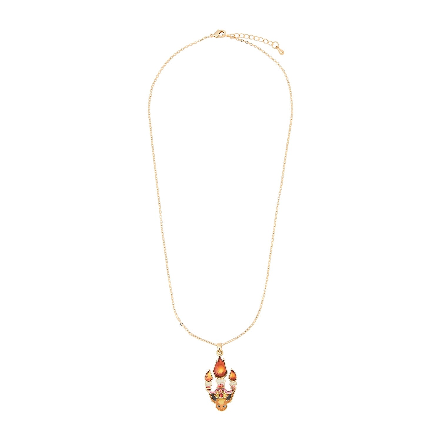 Pokémon accessory necklace with fire design from Japan