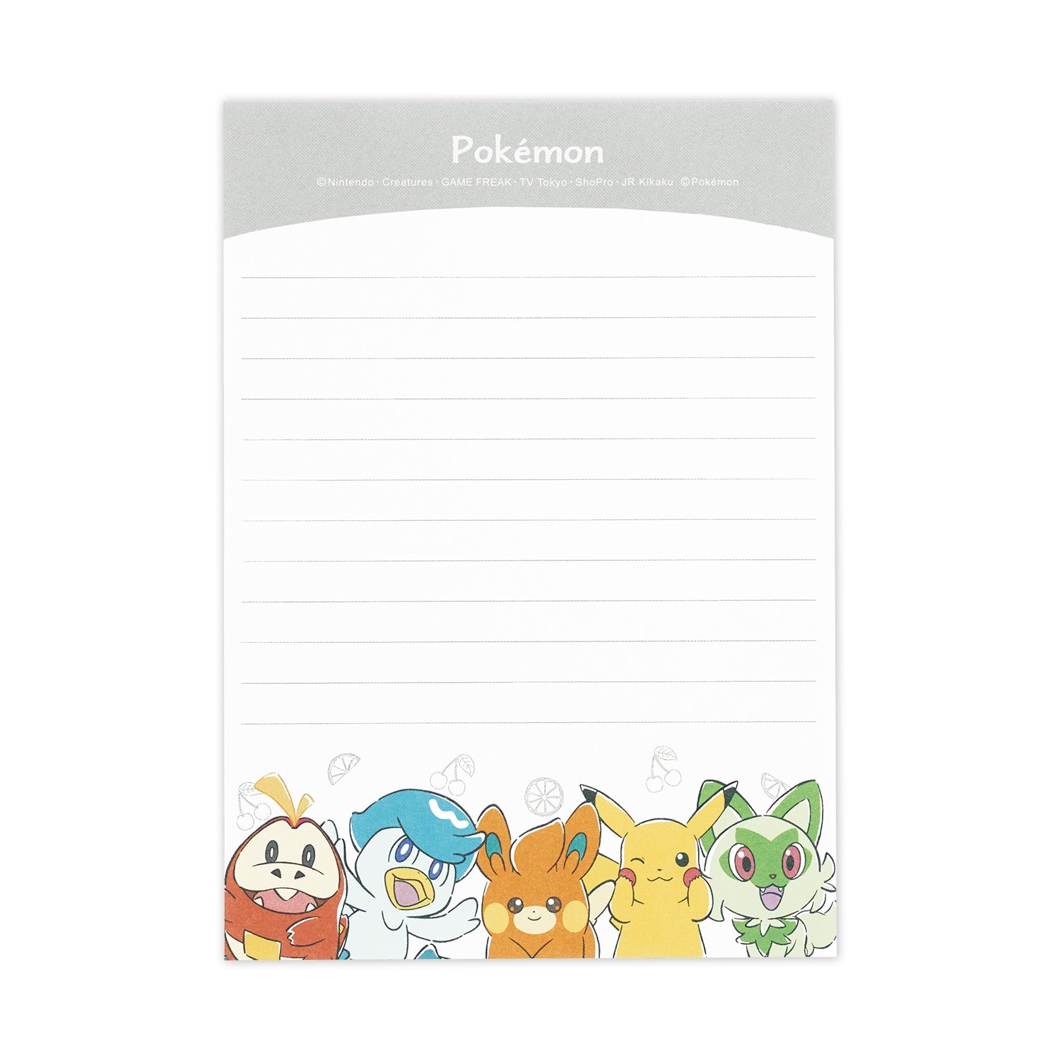 Pokémon ring memo from Japan featuring rare Pokémon designs