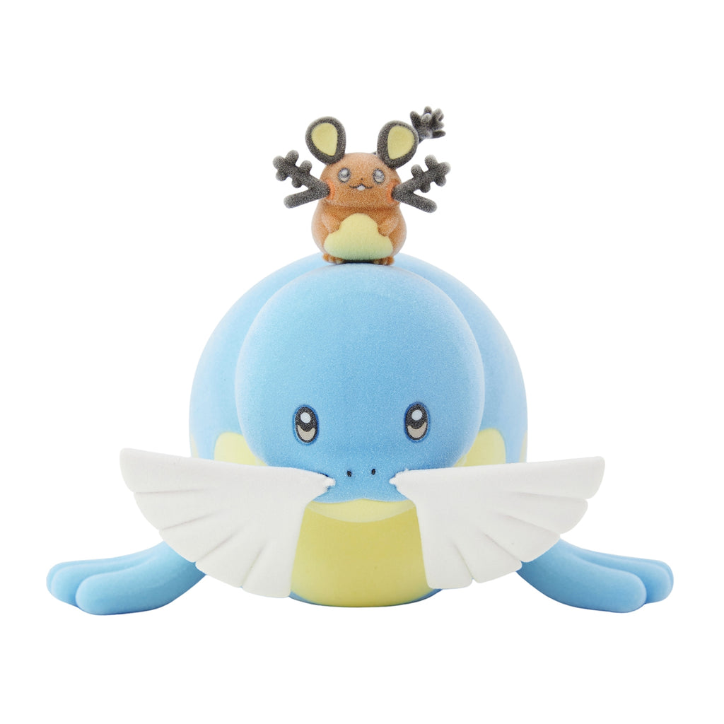 Dedenne paperweight with Todoglar, official Pokemon Center Japan product from Japan