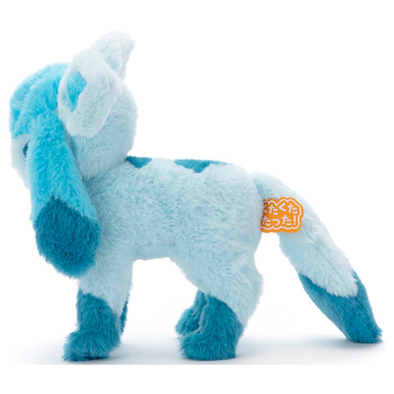 Glaceon stuffed toy with detailed design, made in Japan